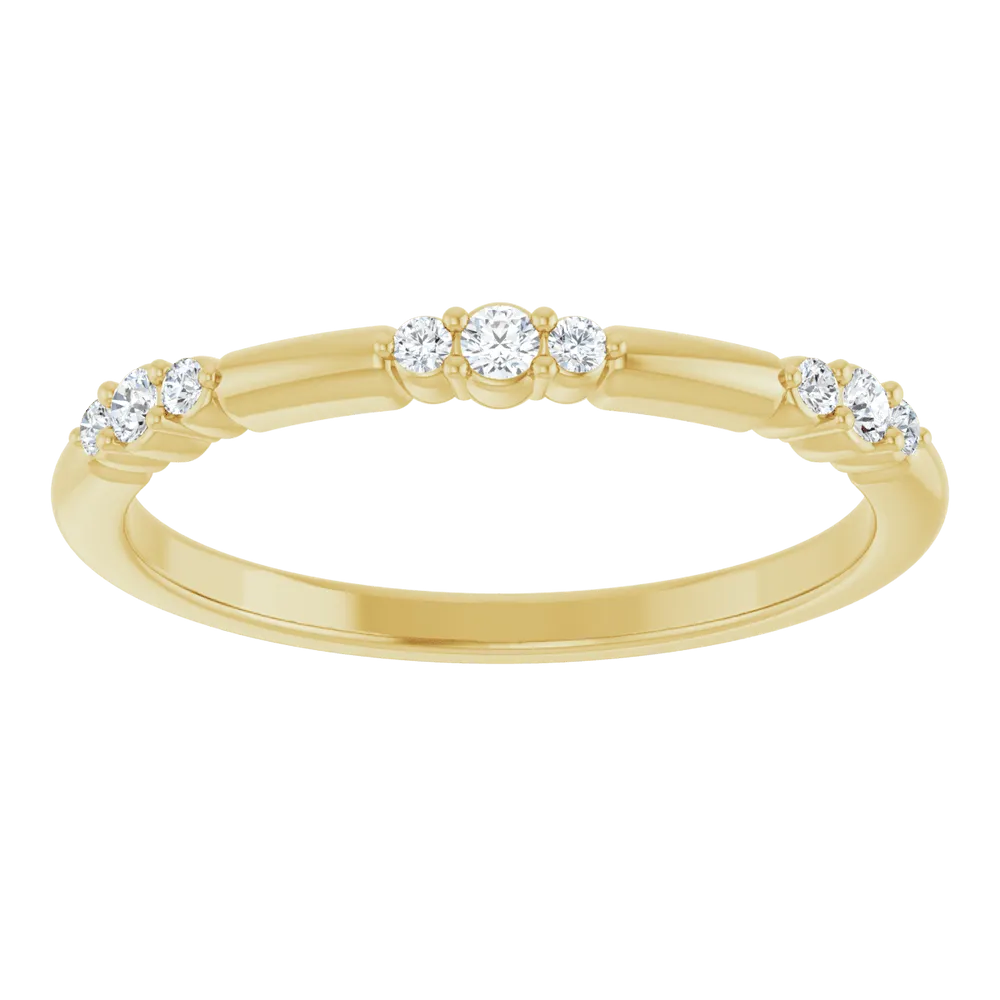 124033 - 14K Gold 1/8 CTW Lab-Grown Diamond Stackable Ring