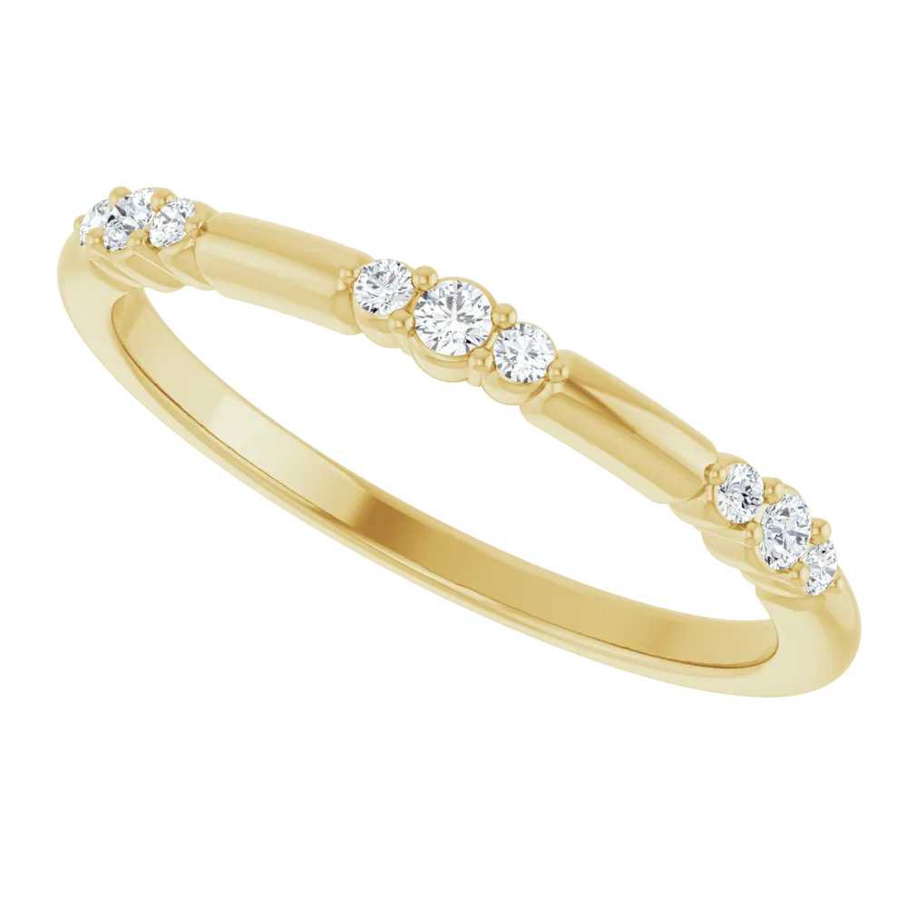 124033 - 14K Gold 1/8 CTW Lab-Grown Diamond Stackable Ring