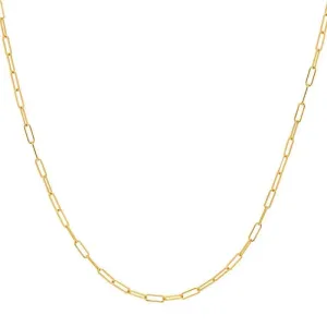 925 Sterling Silver Gold Plated Link Chain Necklace