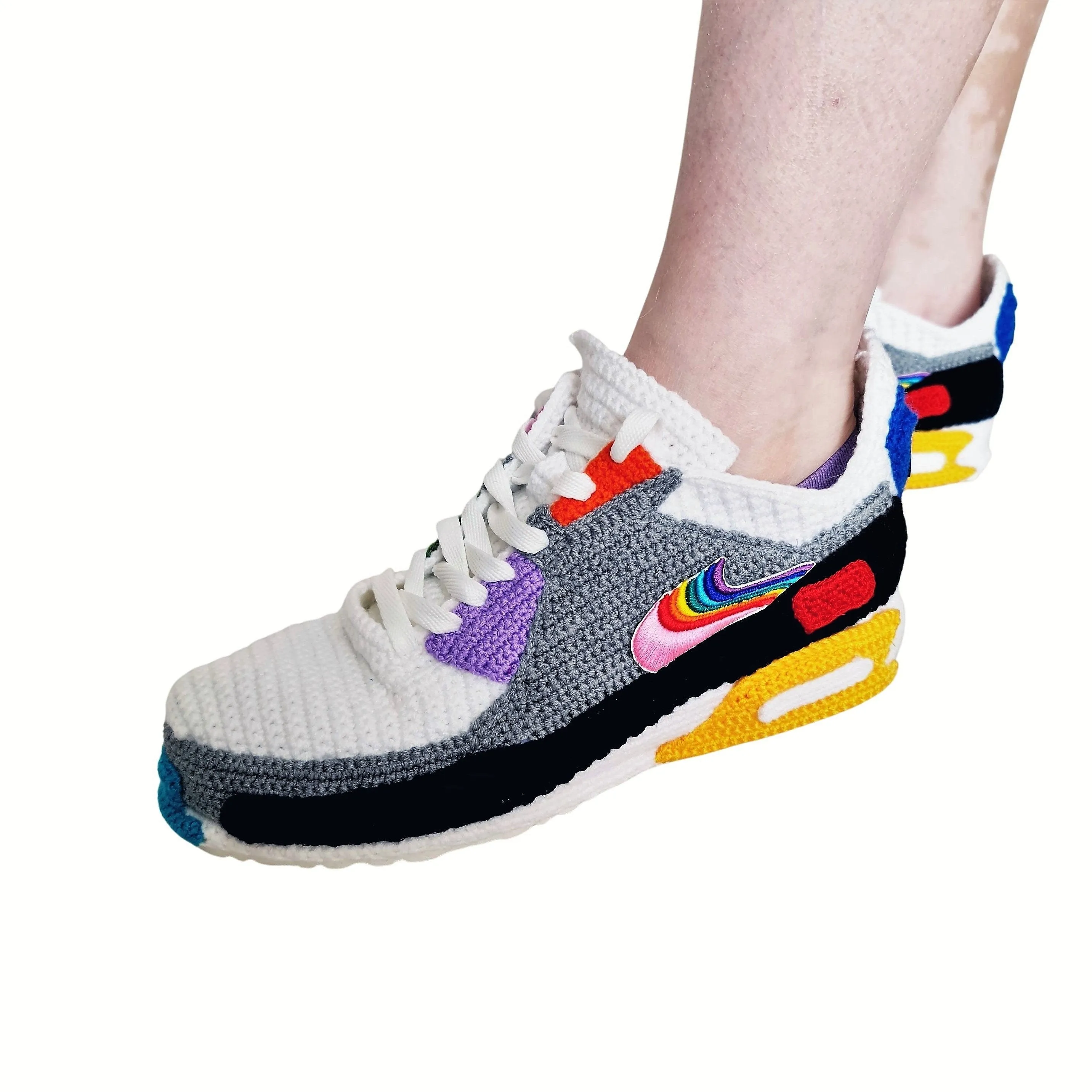 Air Max Plus 90 BeTrue Rainbow Sneakers Slippers Custom Shoes