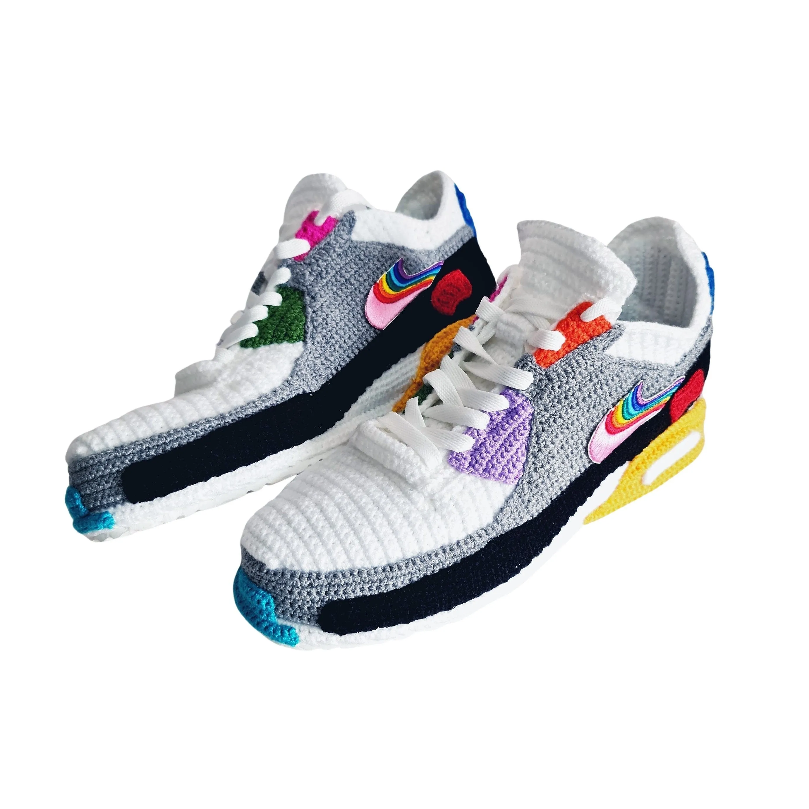 Air Max Plus 90 BeTrue Rainbow Sneakers Slippers Custom Shoes