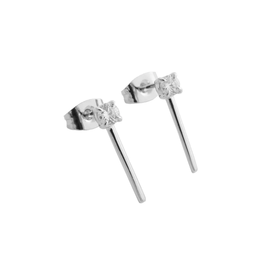 Aspen Crystal Bar Studs