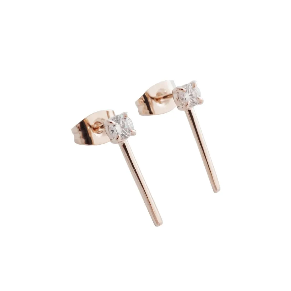 Aspen Crystal Bar Studs