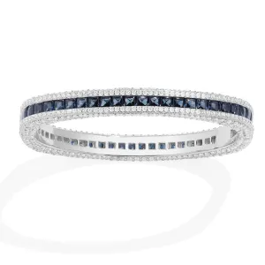 Blue Pavé Bangle