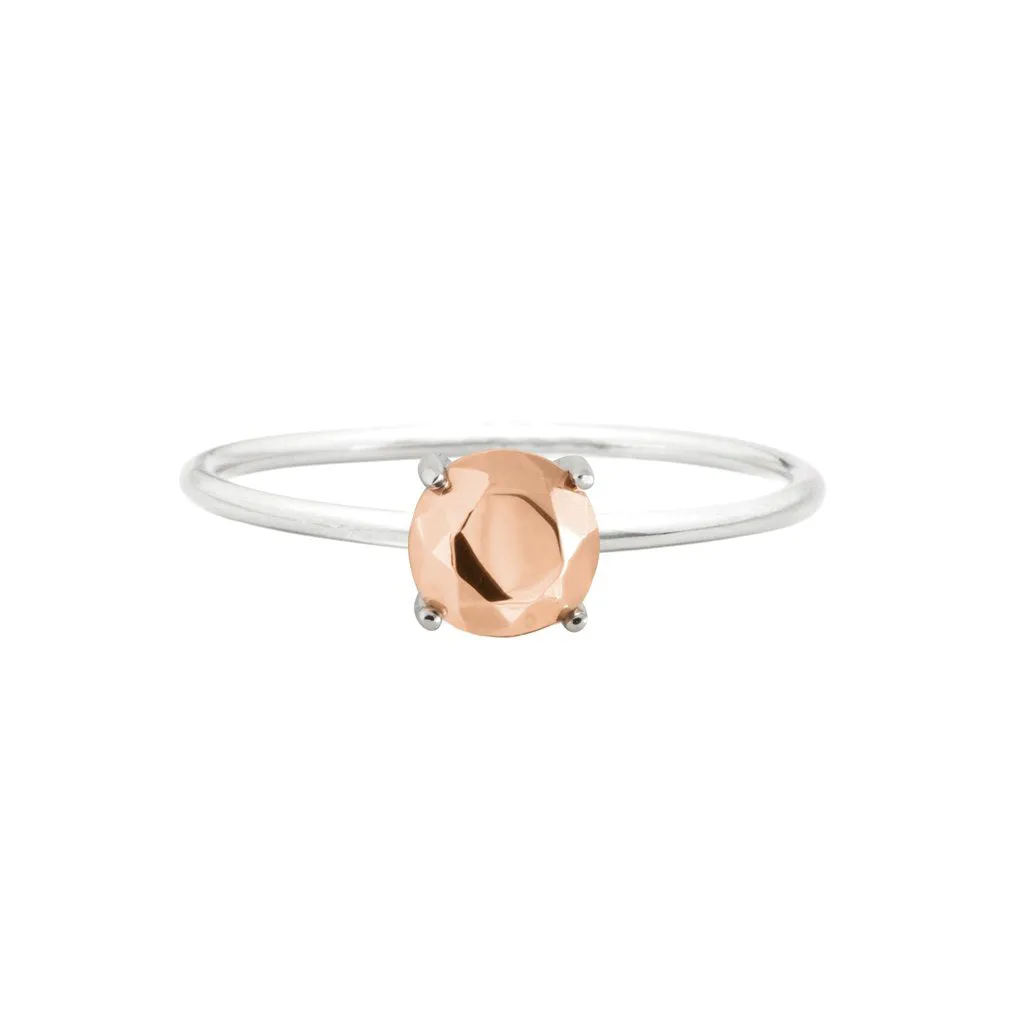 Boh Runga Modern Classic Round Ring - 9ct Rose Gold