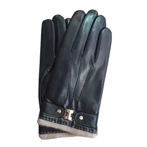 Bronte - Men's Cashmere Lined Leather Gloves