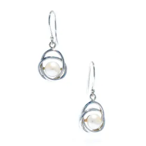 Cable Beach Haze Earrings White Pearl