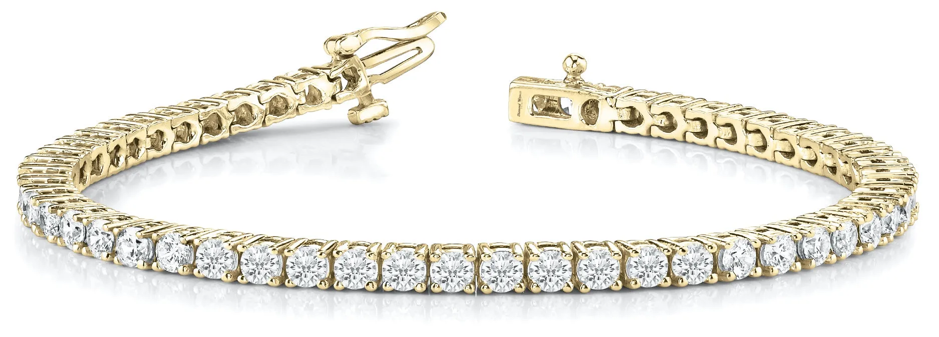 Classic Brilliant cut Diamonds "Tennis" Bracelet