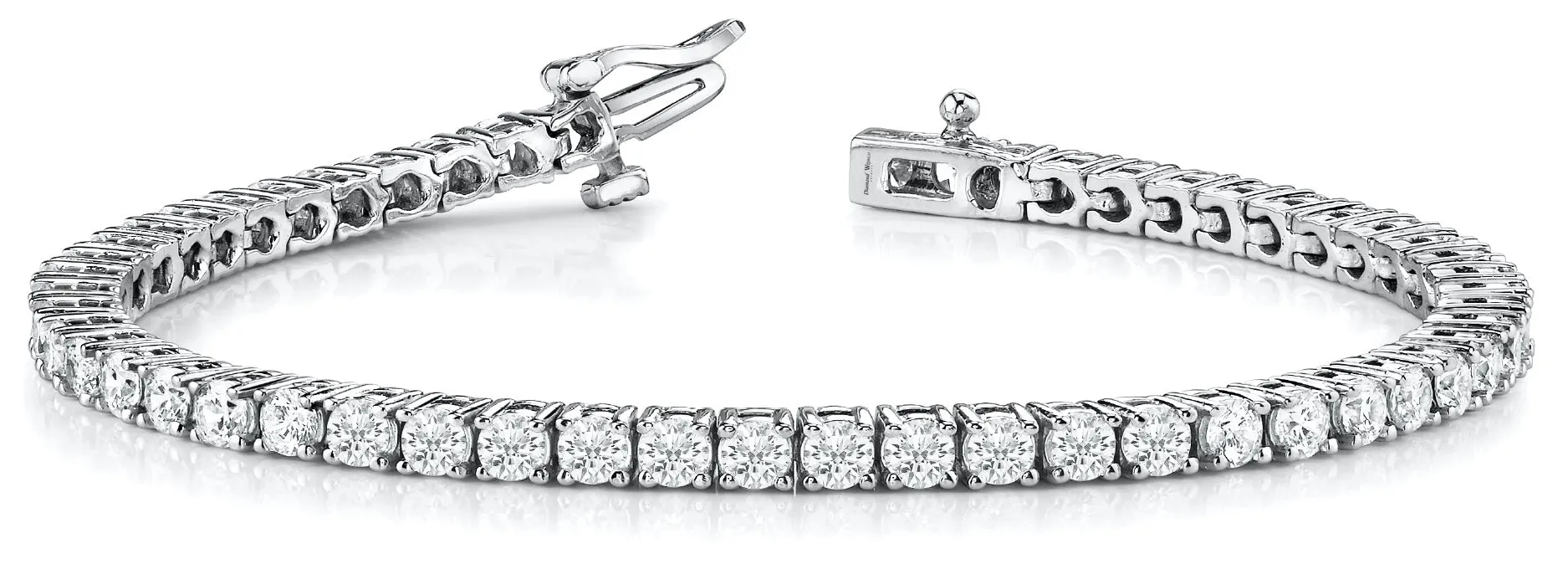 Classic Brilliant cut Diamonds "Tennis" Bracelet