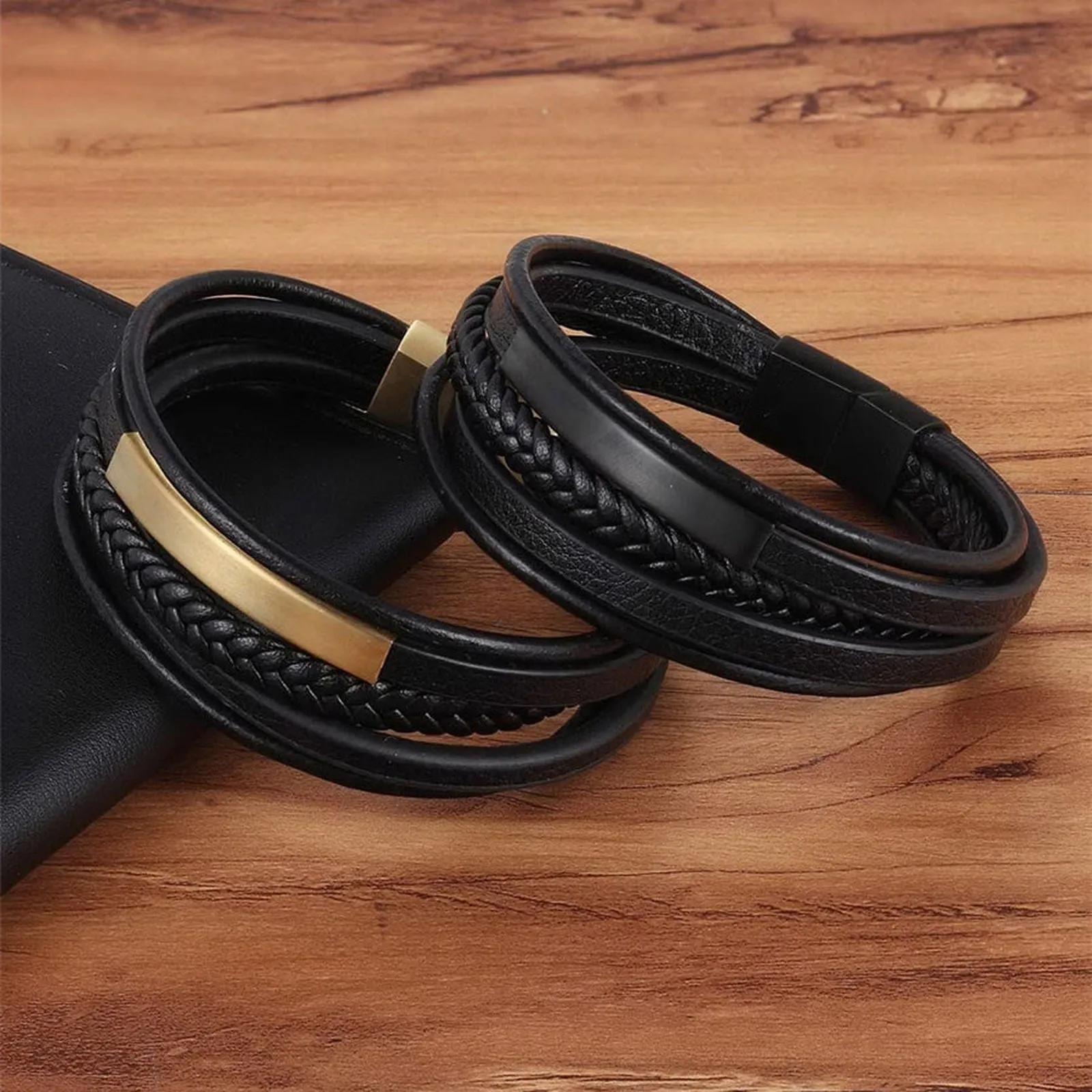 Classic Genuine Leather Multilayer Bracelet