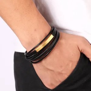 Classic Genuine Leather Multilayer Bracelet