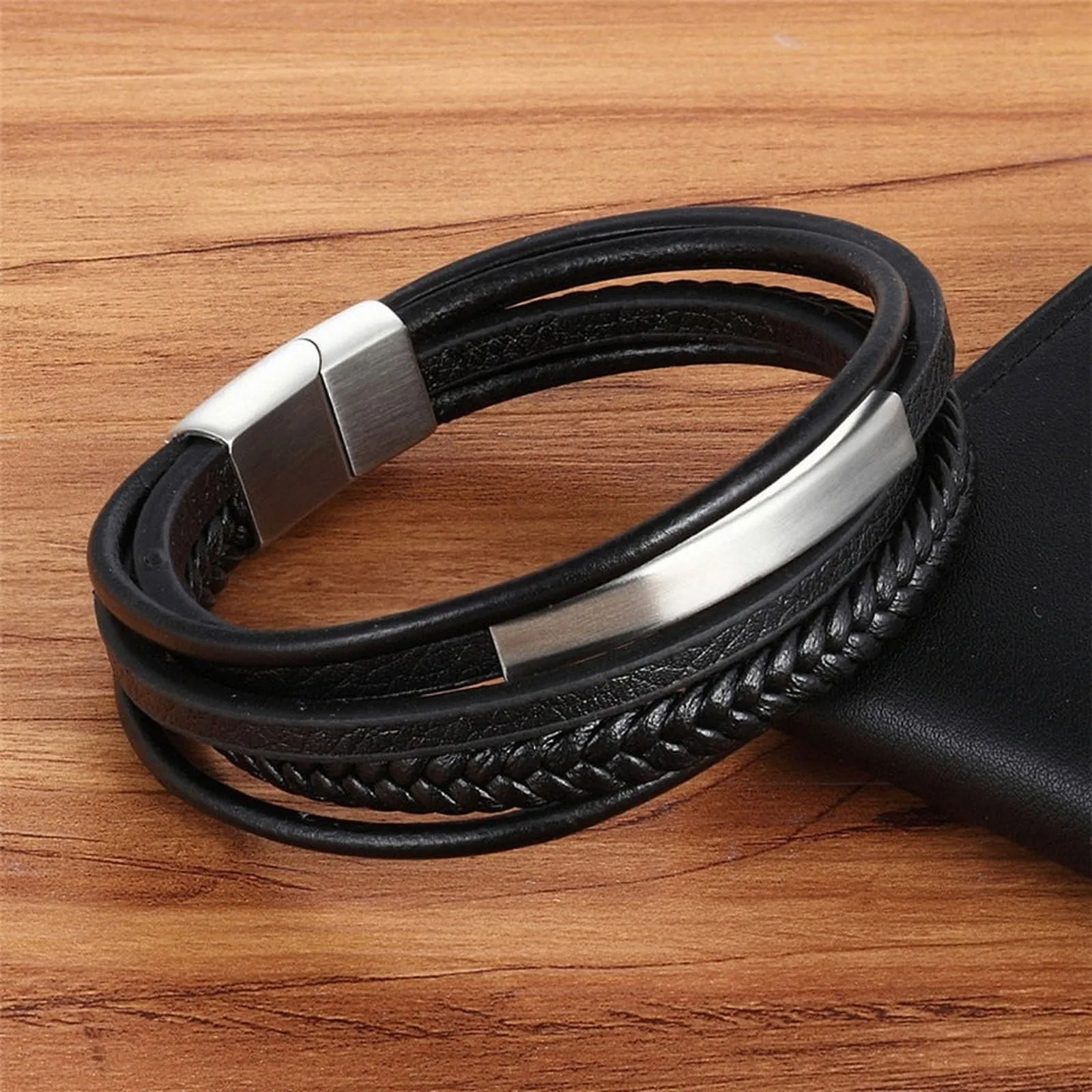 Classic Genuine Leather Multilayer Bracelet