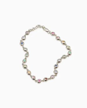 Collective Stone Bracelet | White Gold