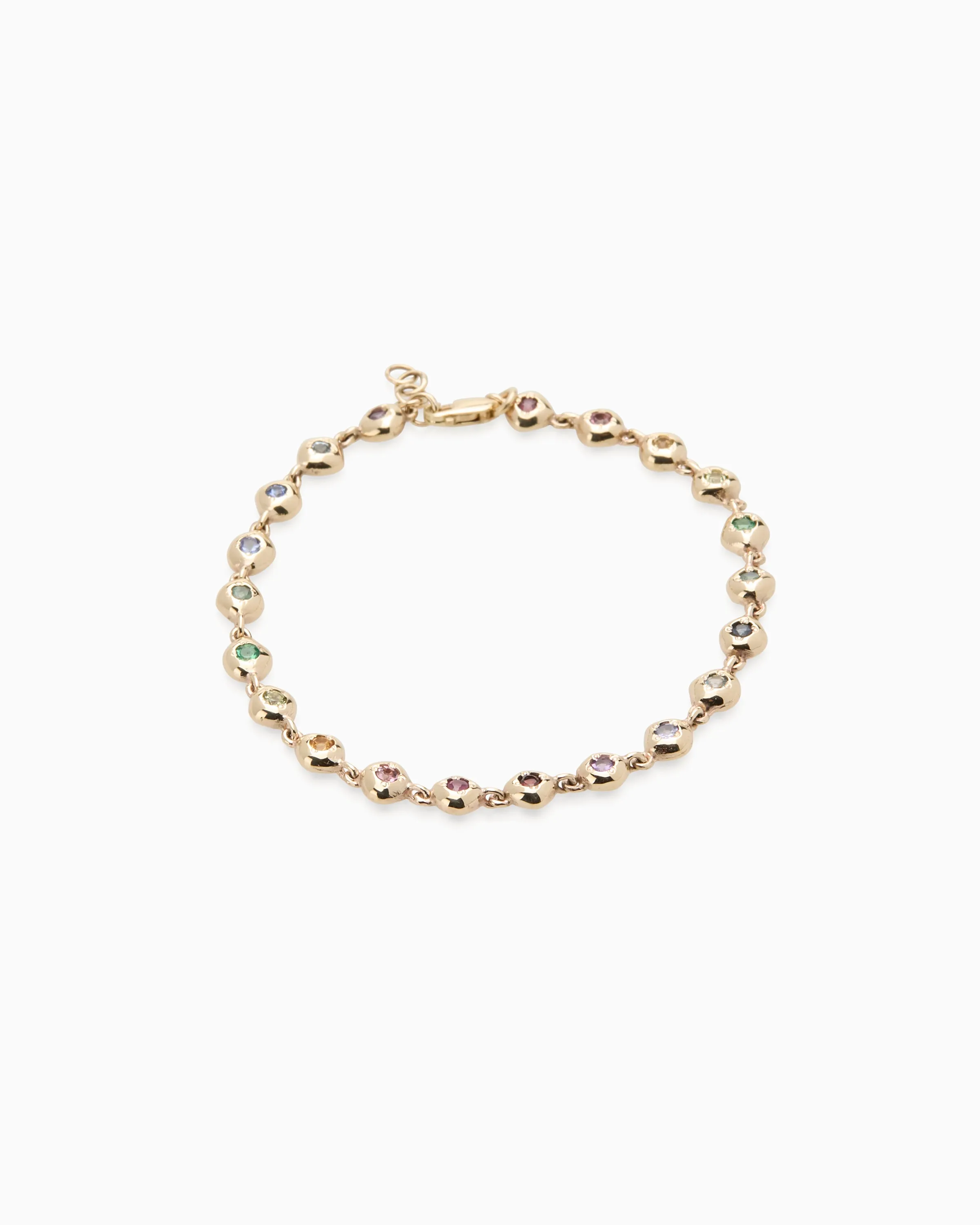 Collective Stone Bracelet | Yellow Gold