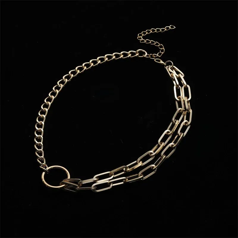 Cool Link Chain Necklace Fashion / Choker Necklace for Women in Aesthetic Jewelry