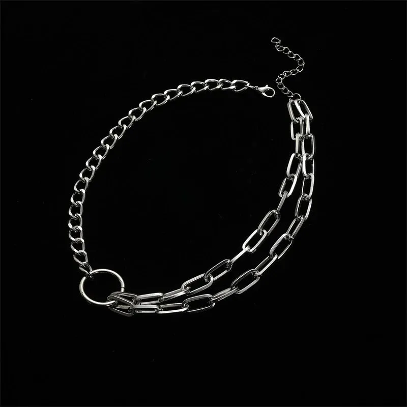 Cool Link Chain Necklace Fashion / Choker Necklace for Women in Aesthetic Jewelry