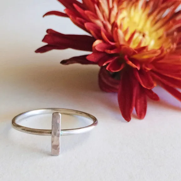 Dainty Bar Rings