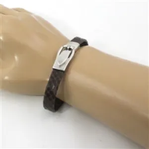 Dark Brown Leather Bracelet