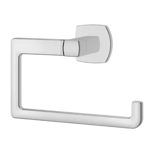 Deckard 7" Flat J-Hook Towel Ring in Polished Chrome