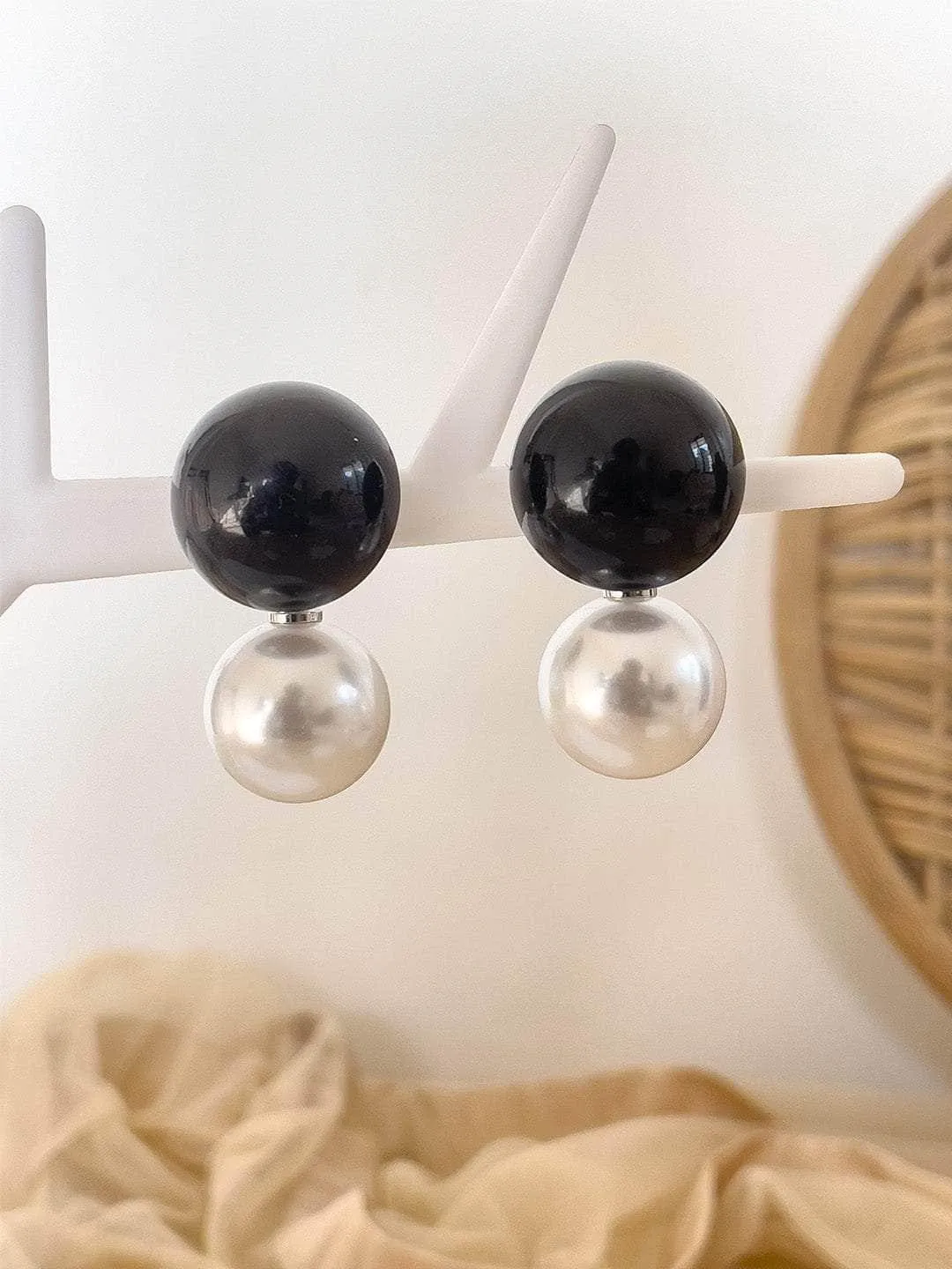 Double Ball Earrings