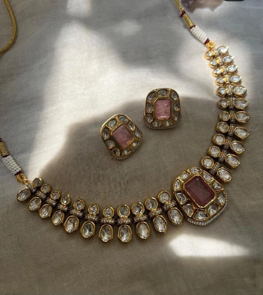 Doublet Kundan Necklace Set