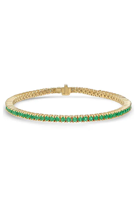 Emerald Classic Tennis Bracelet