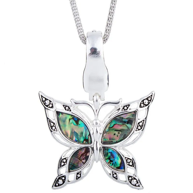 Fashion Jewelry Sets Hight Quality Necklace Sets For Women Jewelry Silver Plated Butterfly Unique Design Party Gifts