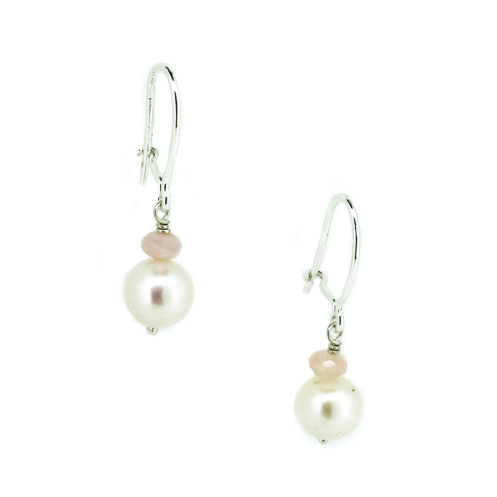 Festival Pearl Pink Opal Earrings