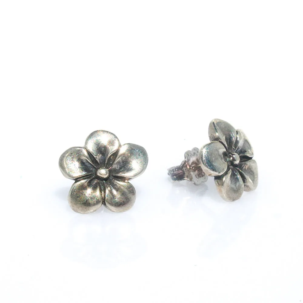 Frangipani Studs Oxide Detail