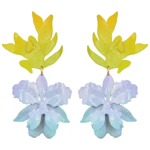 Huahine Orchid Earrings