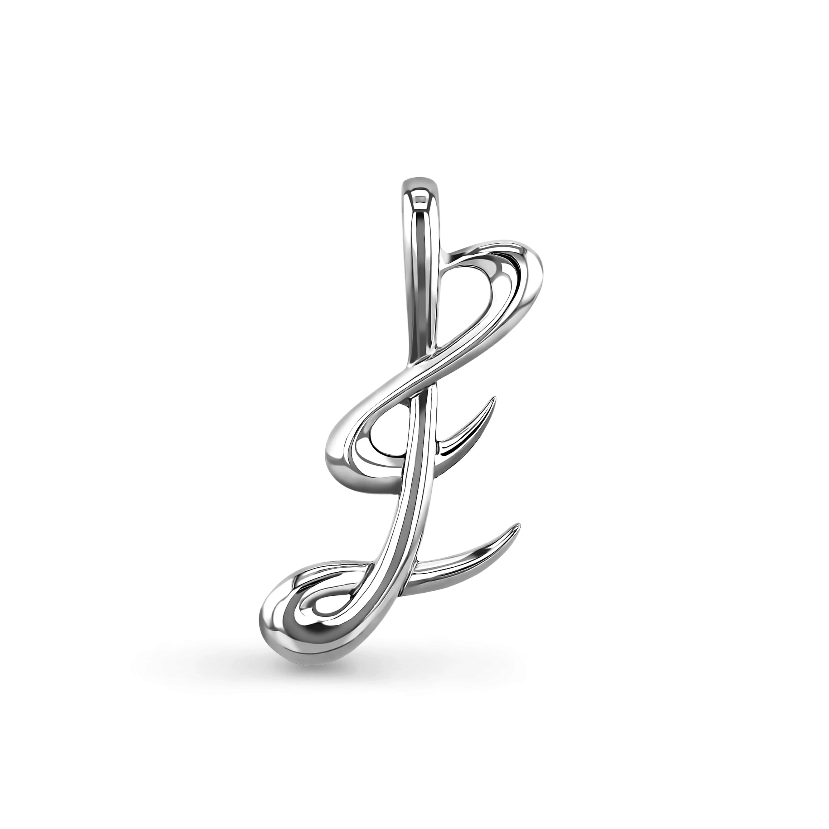 Initial E Love Letter Pendant