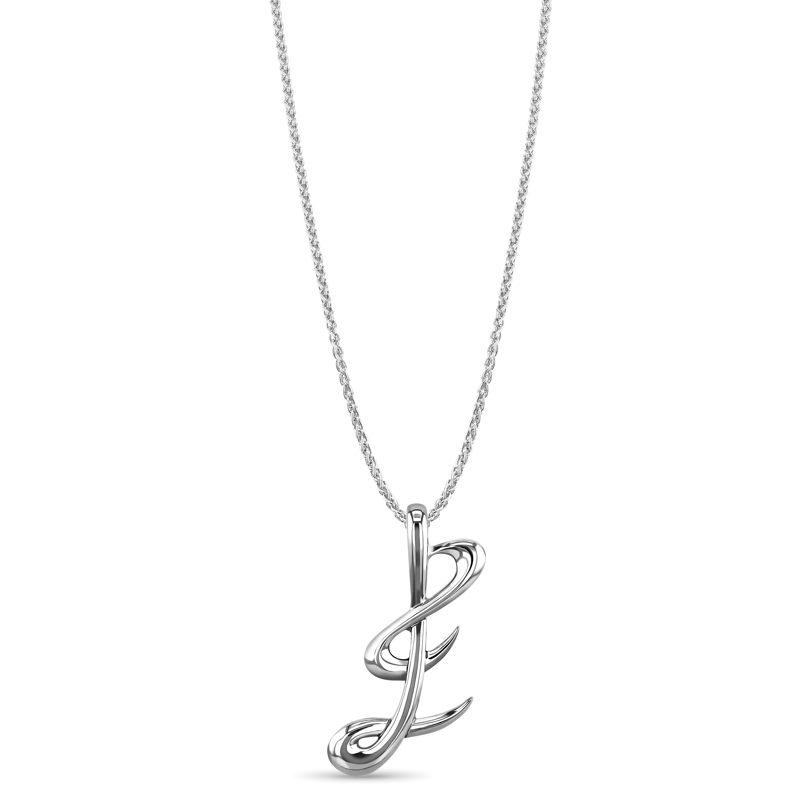 Initial E Love Letter Pendant