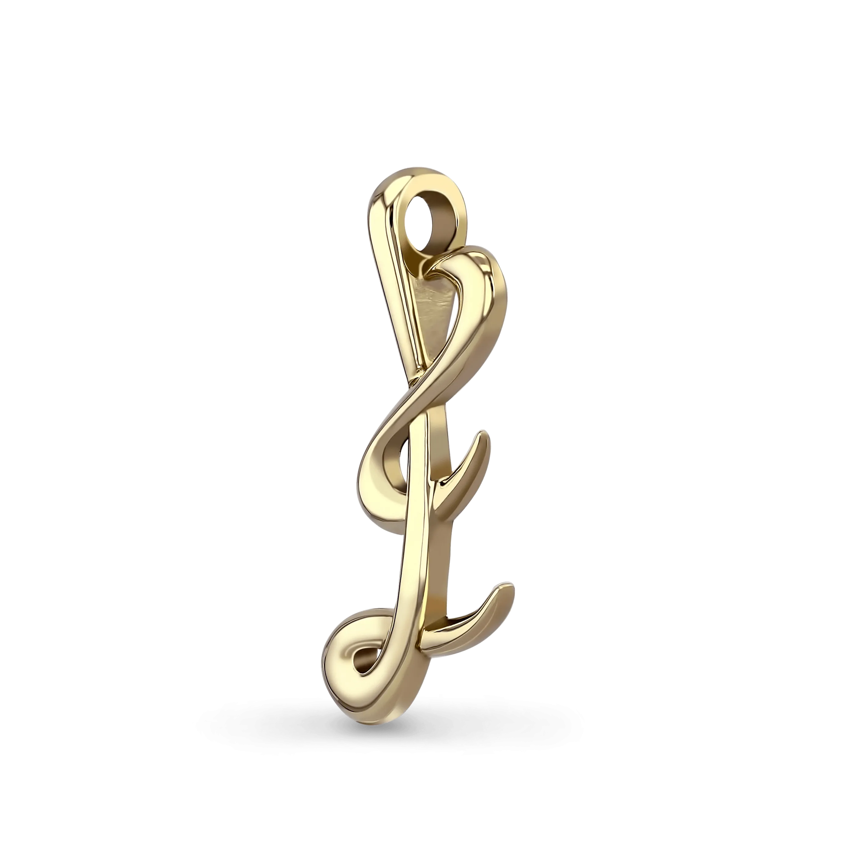 Initial E Love Letter Pendant