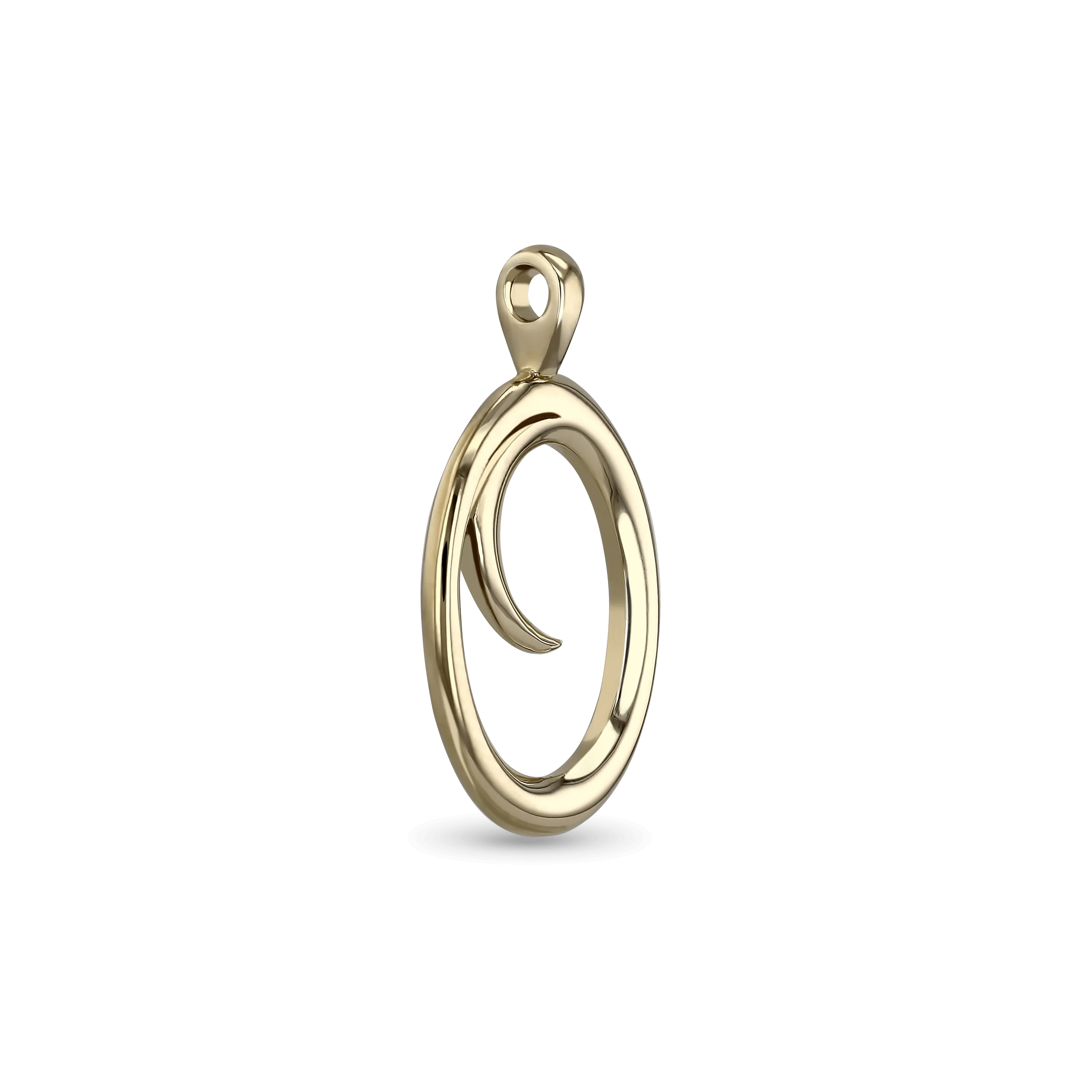 Initial O Love Letter Pendant