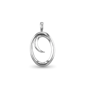 Initial O Love Letter Pendant