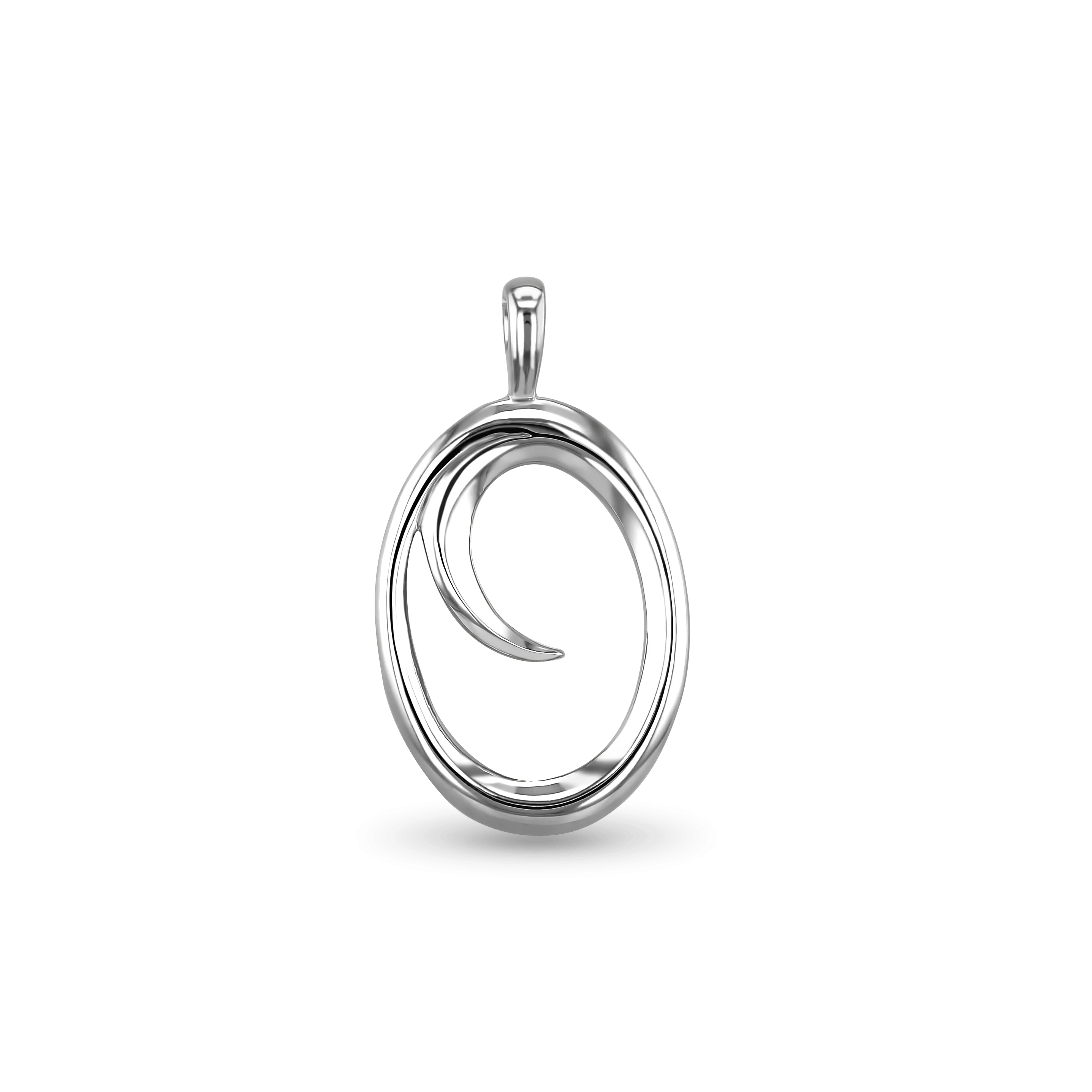 Initial O Love Letter Pendant