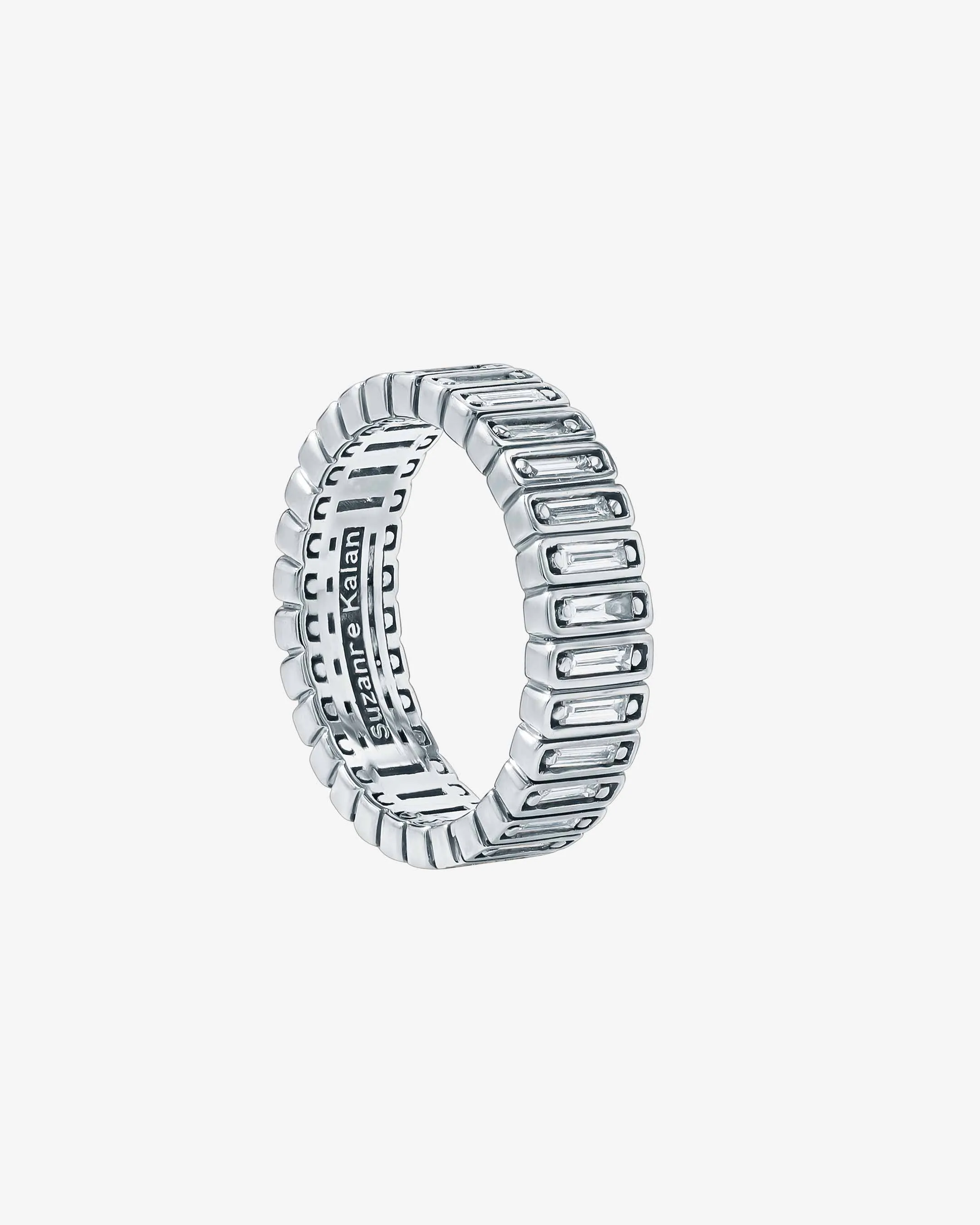 Inlay Diamond Eternity Band