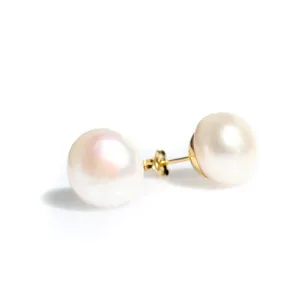 Keshi Pearl Studs earrings 14mm