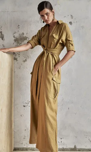 KITX Safari Jumpsuit - Willow Mustard