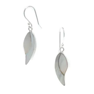 Leaf Mother Of Pearl Earrings