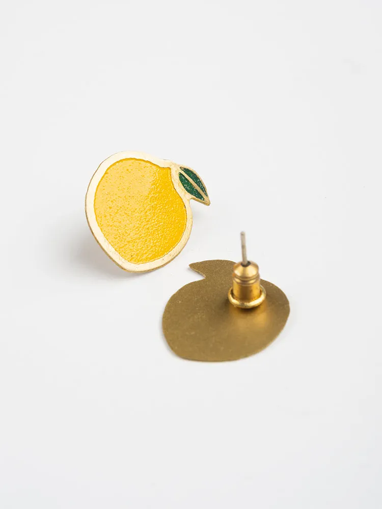 Lemon Studs - Gold