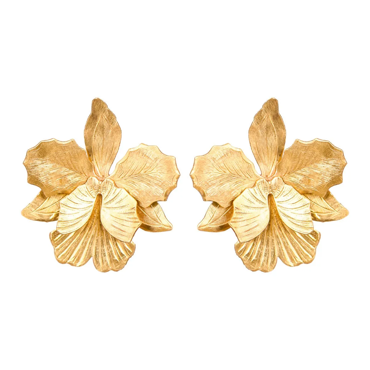 Little Laelia Orchid Earrings