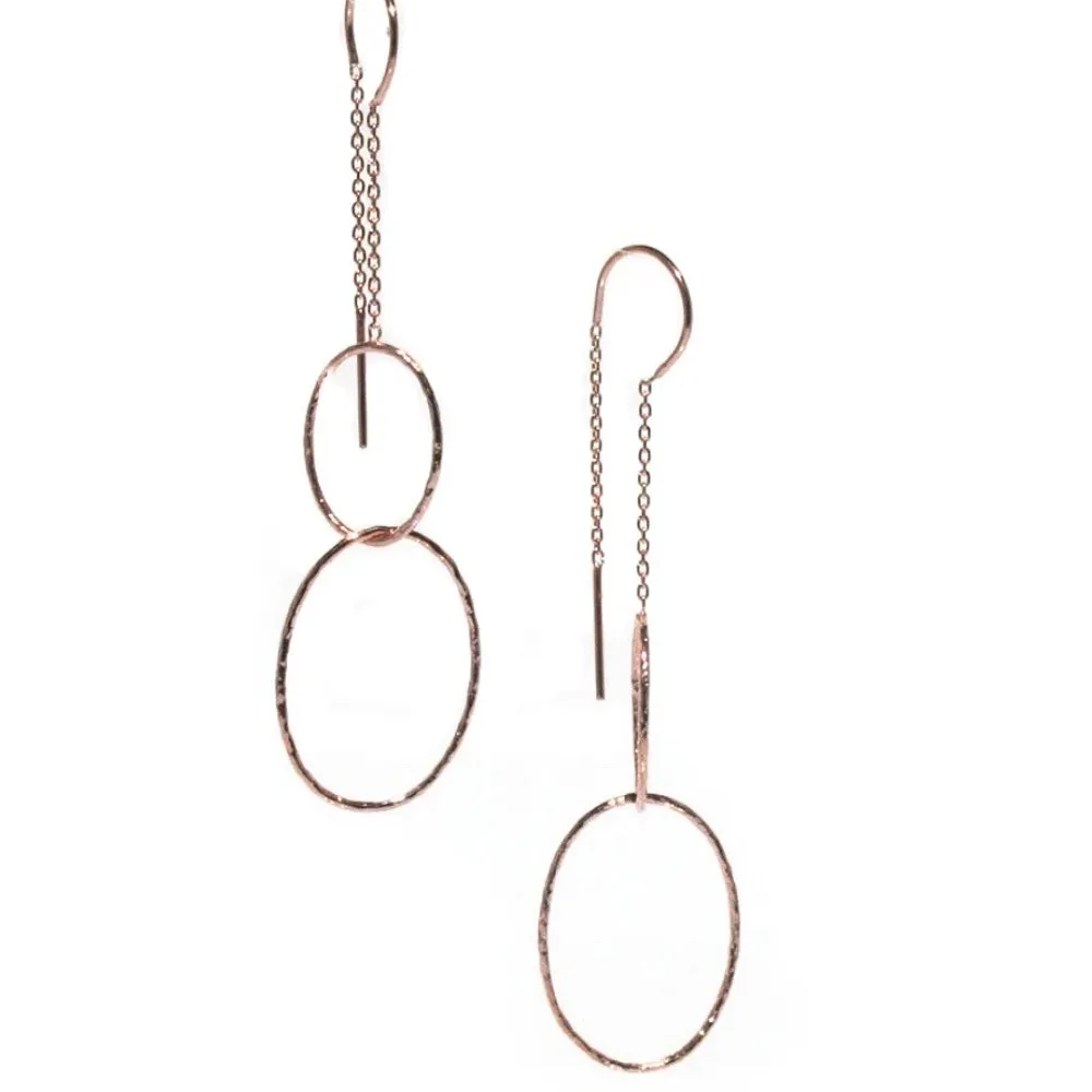 Loop Earrings Rose Gold