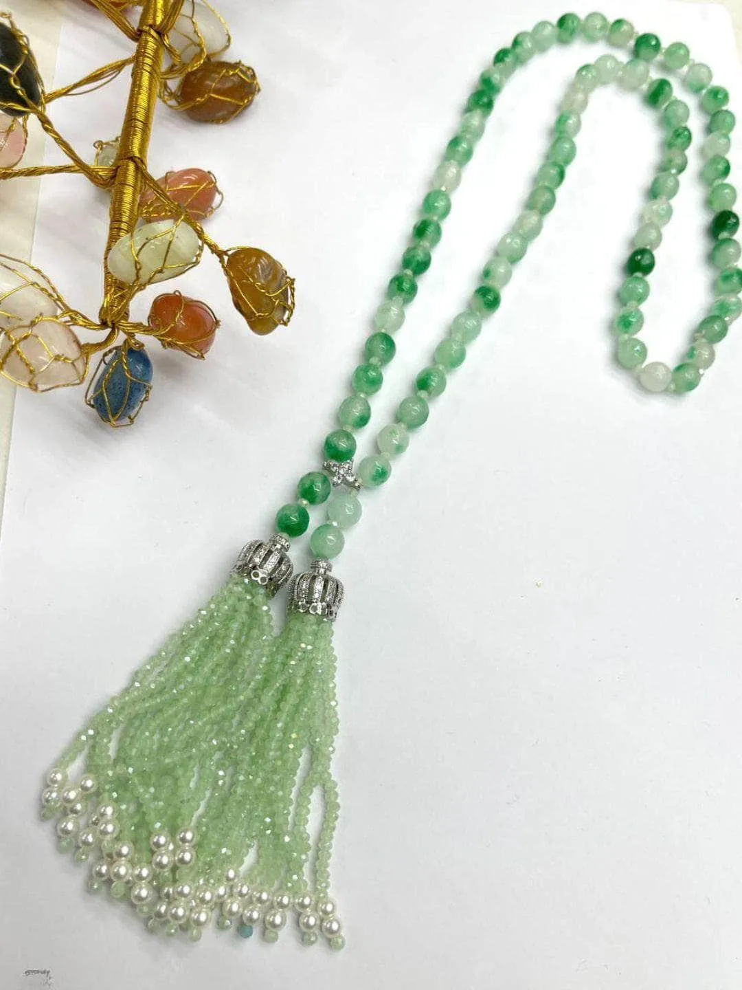 Mala Tassel Necklace