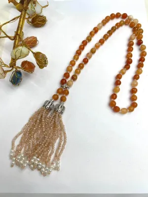 Mala Tassel Necklace