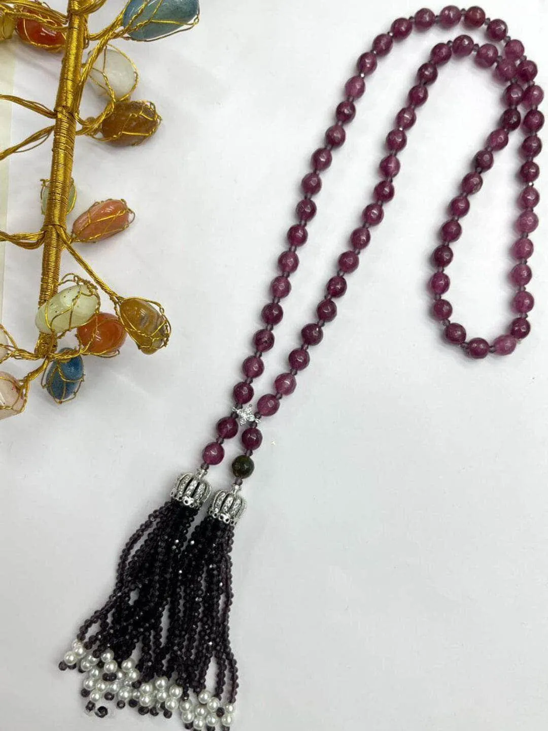 Mala Tassel Necklace