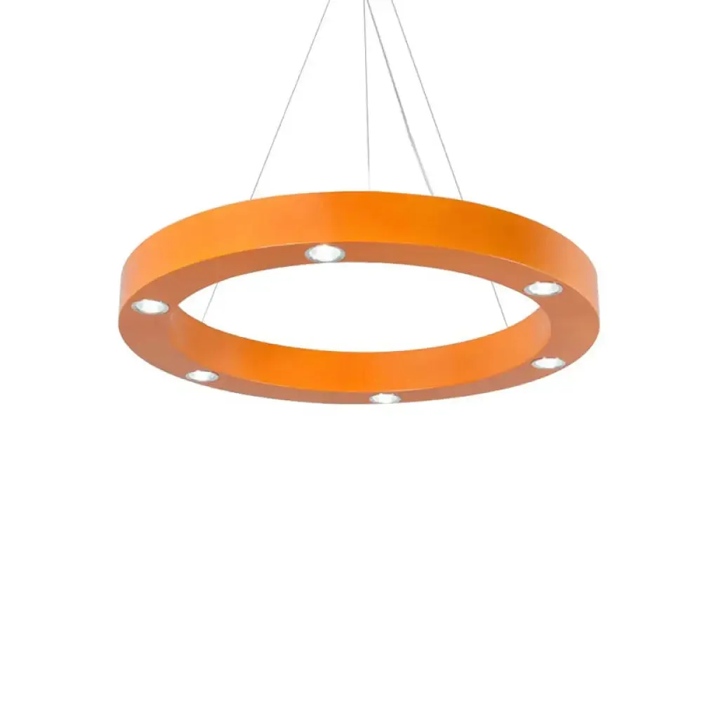 Modern LED Ceiling Pendant | Game Room Ring Hanging Light | Durable Metal Finish | Stylish & Lovely Design