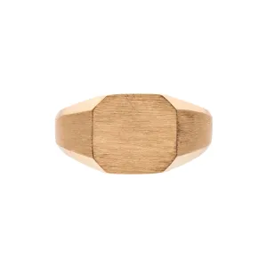 Métier Modern 14k Squared Signet Ring