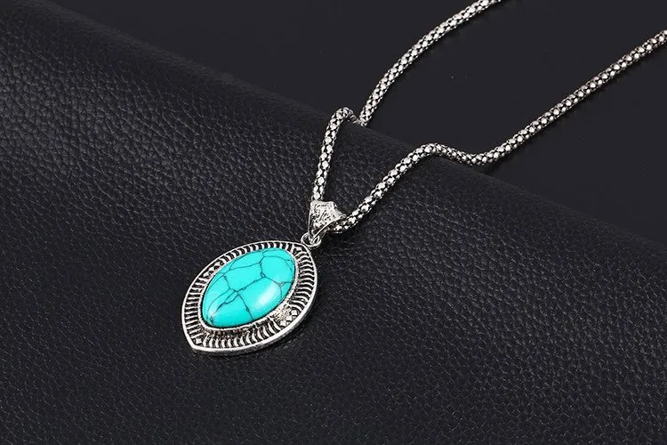 New Design Fashion Vintage jewelry sets Geometry Ellipse Pendants Necklace Chain Bracelets long drop earrings for women