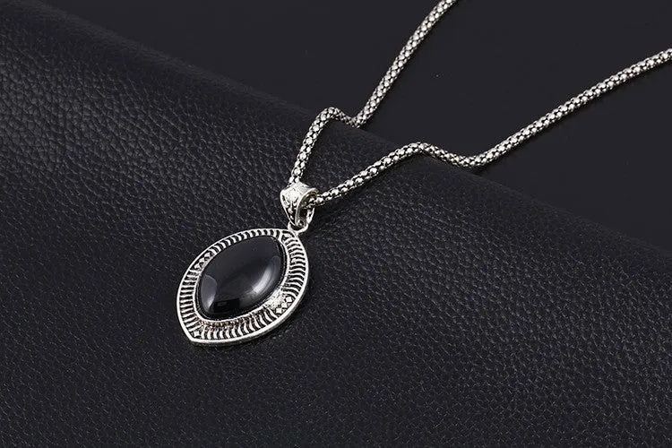 New Design Fashion Vintage jewelry sets Geometry Ellipse Pendants Necklace Chain Bracelets long drop earrings for women